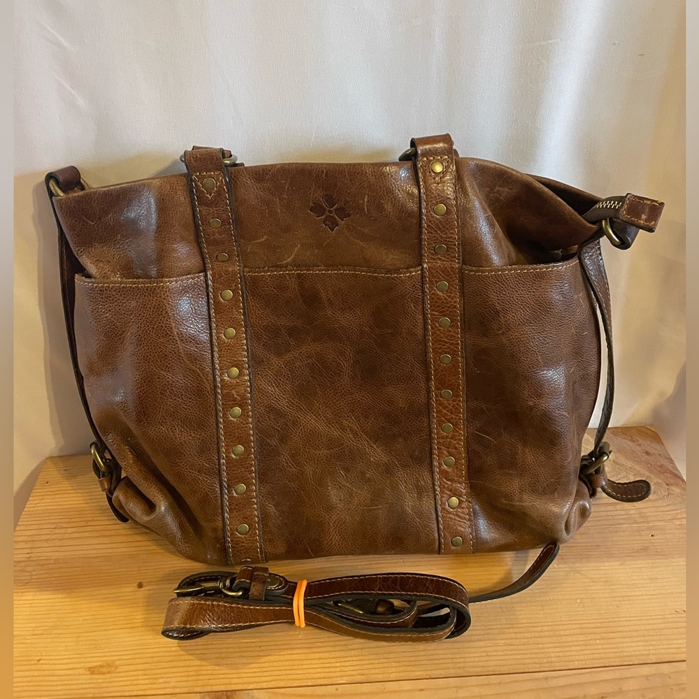 Patricia Nash Carducci Pocket Tote Genuine Leather